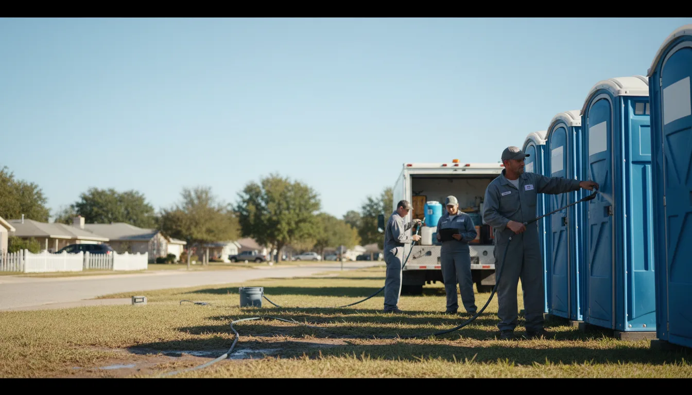 Long-Term Portable Toilet Rental in Evansville, AR near me